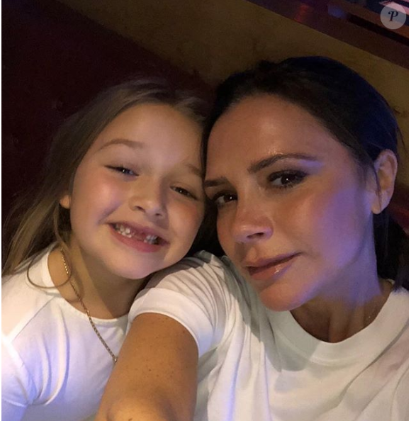 Victoria Beckham et sa fille Harper Seven, 10 ans.
