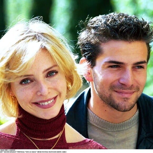 Tonya Kinzinger et Grégory Fitoussi - Photocall "Sous le soleil" au 39e Festival de télévision de Monte-Carlo.