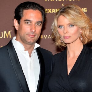 Sylvie Tellier (enceinte) et son mari Laurent - Soirée "VIP Party" Magnum lors du 71ème Festival International du Film de Cannes. © Veeren/Bestimage