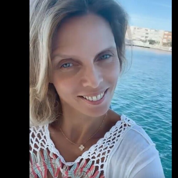 Sylvie Tellier dévoile de rares images de son mari Laurent en story Instagram, le 2 août 2021