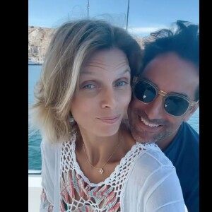 Sylvie Tellier dévoile de rares images de son mari Laurent en story Instagram, le 2 août 2021