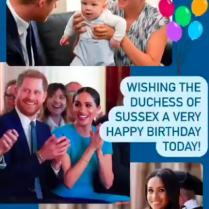 La reine Elizabeth II souhaite un joyeux anniversaire à Meghan Markle à l'occasion de ses 40 ans, le 4 août 2021.