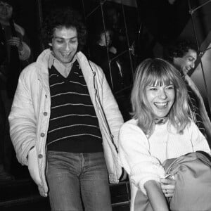 Michel Berger et France Gall - Anniversaire de la création du Golf Drouot. Beaucoup de débutants sont venus faire acte de présence pour remercier les fondateurs. Le 14 novembre 1980