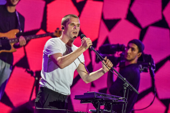 Exclusif - Le chanteur Hervé - Enregistrement de l'émission "Les Estivales de Culturebox" à Montpellier, qui sera diffusée le 5 août sur France 2. © Jean-René Santini / Bestimage