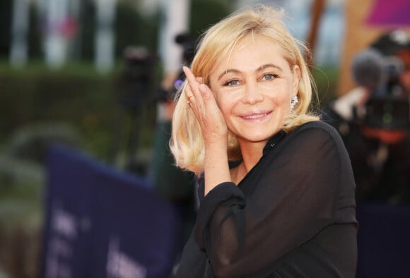 Emmanuelle Béart à la première de "Music of My Life", suivi d'un hommage rendu aux 25 ans de la compétition lors du 45ème Festival du Cinéma Américain de Deauville, le 7 septembre 2019. © Denis Guignebourg/Bestimage