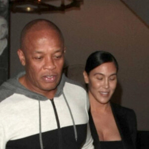 Dr. Dre et son ex-femme Nicole Young quittent le restaurant Catch à West Hollywood le 6 octobre 2018.