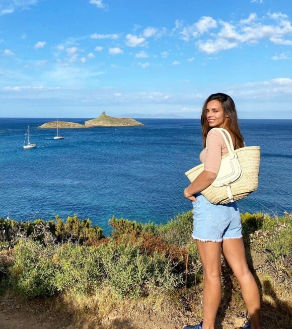 Marine Lorphelin en vacances en Corse, juillet 2021