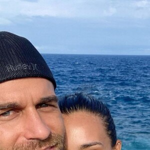Marine Lorphelin et son fiancé Christophe en Nouvelle-Calédonie, mai 2021