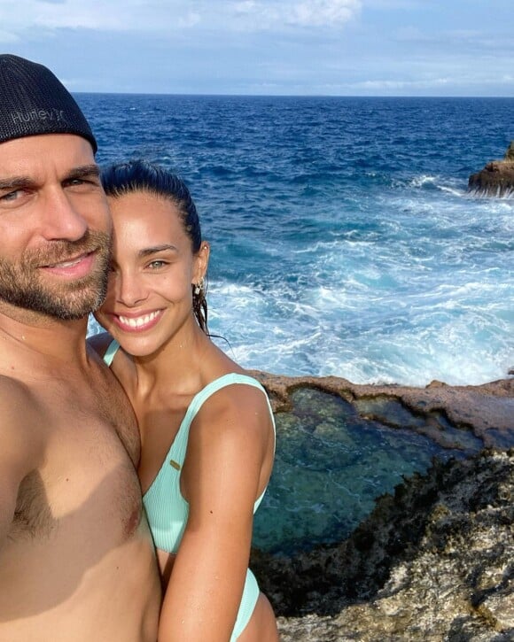 Marine Lorphelin et son fiancé Christophe en Nouvelle-Calédonie, mai 2021