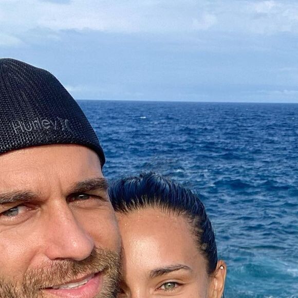 Marine Lorphelin et son fiancé Christophe en Nouvelle-Calédonie, mai 2021