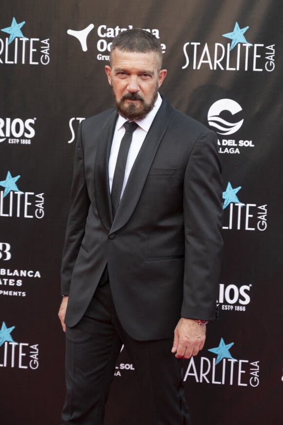 Antonio Banderas assiste à la soirée de gala Starlite 2021 à Marbella, le 8 août 2021.