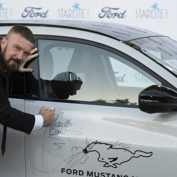 Antonio Banderas assiste à la soirée de gala Starlite 2021 à Marbella, le 8 août 2021.