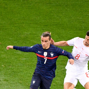 Antoine Griezmann lors du match de football de l'Euro 2020 France - Suisse au stade Arena Nationala. Bucarest, le 28 juin 2021. © Anthony Bibard / FEP/Panoramic / Bestimage