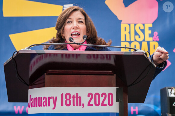 Kathy Hochul, Lieutenant-gouverneur de l'État de New York - 4ème édition de la "Marche des femmes" à Washington, le 18 janvier 2020.