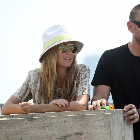 Heidi Klum, son petit ami Martin Kristen (Martin Kirsten) à New York, le 24 Juin 2013.
