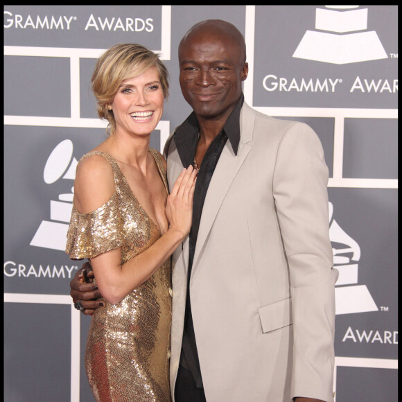 Seal et Heidi Klum aux Grammy Awards en 2011. 