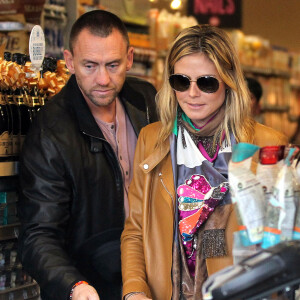 Heidi Klum et son petit ami Martin Kristen font des courses a Santa Monica, le 30 decembre 2012.