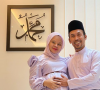 Siti Sarah Raissudin et son mari Shuib Sepahtu. Juillet 2021.