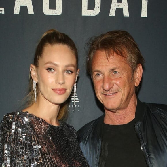 Sean Penn et sa fille Dylan Penn à la projection du film "Flag Day" à Los Angeles, le 11 août 2021.