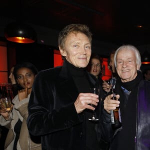 Semi-exclusif - Dave et son compagnon Patrick Loiseau - After party du film "La belle époque" au Club Haussman à Paris, le 17 octobre 2019. Un évènement organisé par Five Eyes production. © Christophe Clovis / Bestimage