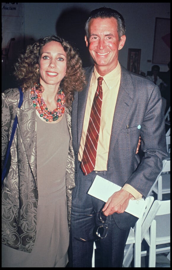Marisa Berenson et Anthony Perkins en 1990