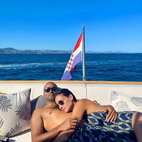 Tony Parker et sa compagne Alizé Lim sur Instagram, août 2021.