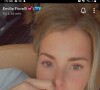 Emilie Fiorelli atteinte d'endométriose, elle se confie sur Snapchat, le 12 août 2021