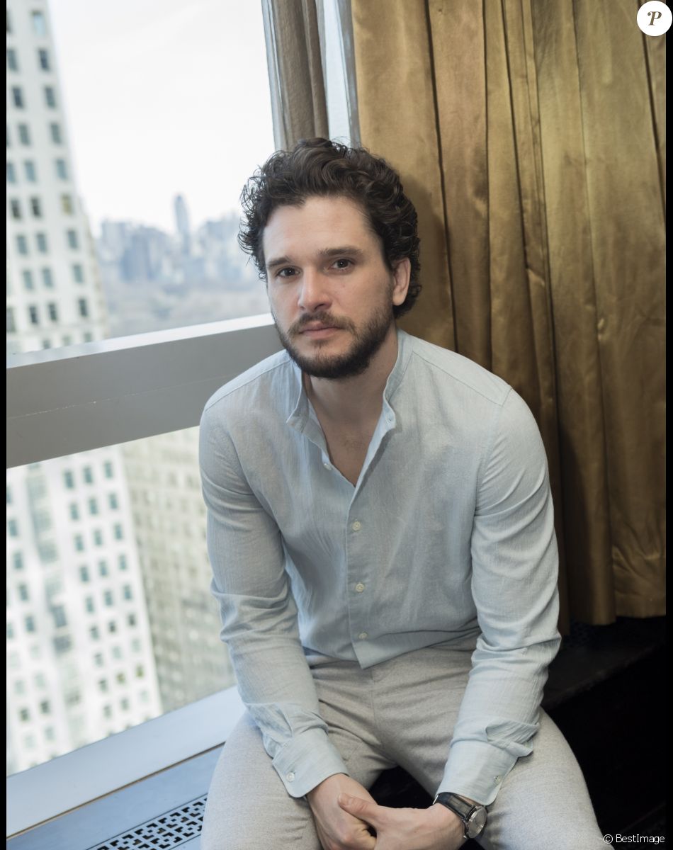 Kit Harrington au Mandarin Oriental, rendez-vous photo dans le cadre de la promotion de la nouvelle saison de Game of Thrones, New York, le 4 avril 2019.