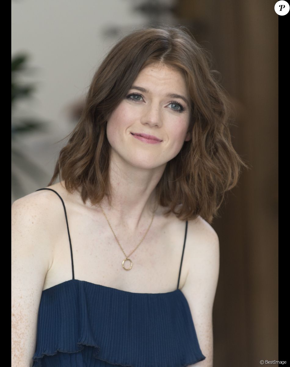 Rose Leslie lors d'une conférence de presse pour la promotion de la série "The Good Fight" à West Hollywood, le 20 octobre 2017.
