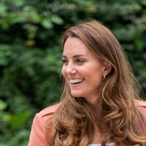 Catherine (Kate) Middleton, duchesse de Cambridge, visite le musée d'histoire naturelle de Londres, Royaume Uni, le 22 juin 2021.