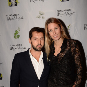 Frédéric Diefenthal et sa compagne - Dîner pour la fondation Marc Veyrat au restaurant Victoria à Paris, France, le 21 novembre 2017. © Rachid Bellak/Bestimage 