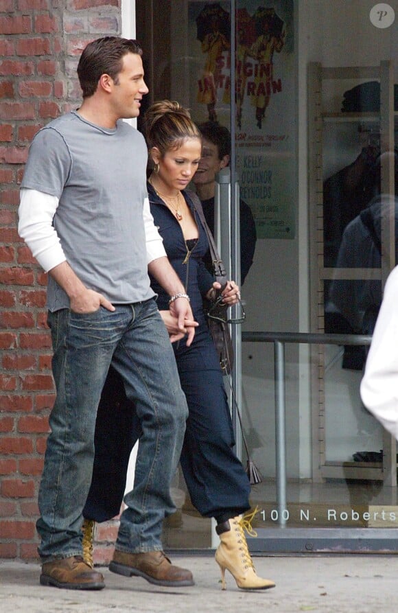 Tournage du nouveau clip de Jennifer Lopez avec Ben Affleck. Los Angeles.