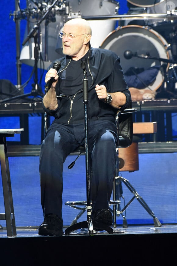 Phil Collins en concert à Sydney en Australie le 21 janvier 2019.