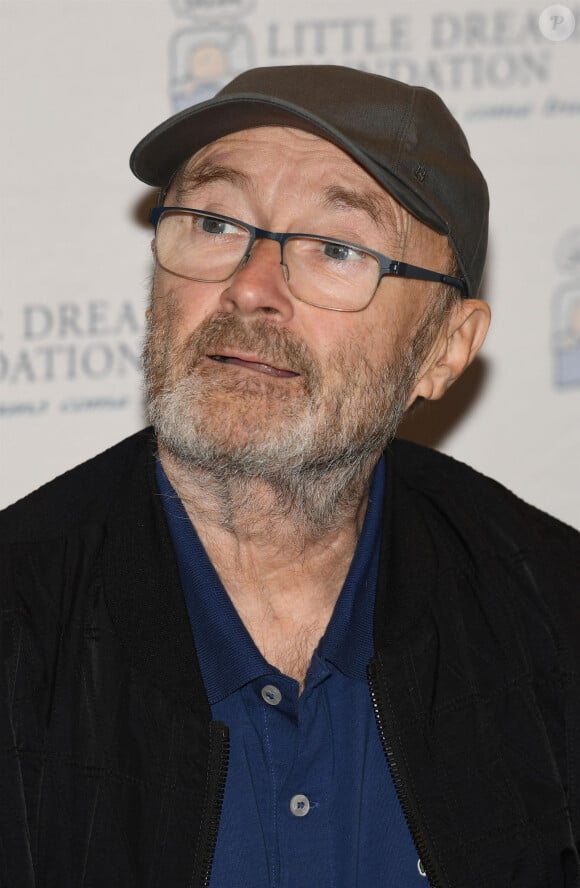 Phil Collins à la conférence de presse de Little Dreams Foundation au Satai à Miami, le 2 octobre 2018 le 2 octobre 2018.