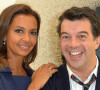 Exclusif - Karine Le Marchand et Stéphane Plaza, très complices à la soirée de vernissage de la FIAC 2014 organisée par ORANGE au Grand Palais à Paris, le 22 octobre 2014.