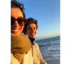 L'actrice britannique Gabriella Wright et son fils Michael-Sean Klemeniuk sur Instagram, mars 2021.