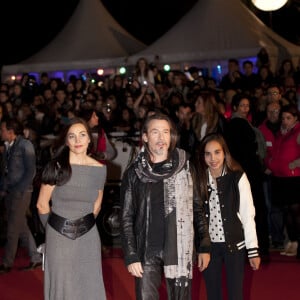 Florent Pagny, sa femme Azucena et leur fille Ael - 15eme edition des NRJ Music Awards a Cannes. Le 14 decembre 2013.