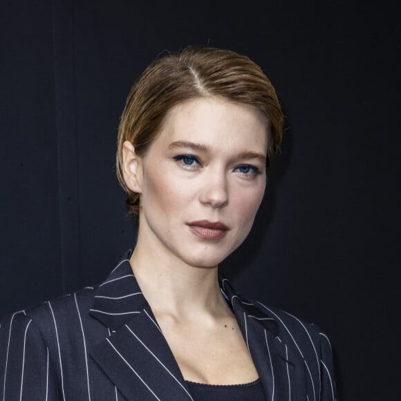 Léa Seydoux - Photocall du défilé de mode prêt-à-porter printemps-été 2021 "Louis Vuitton" à La Samaritaine à Paris, le 6 octobre 2020. © Olivier Borde / Bestimage