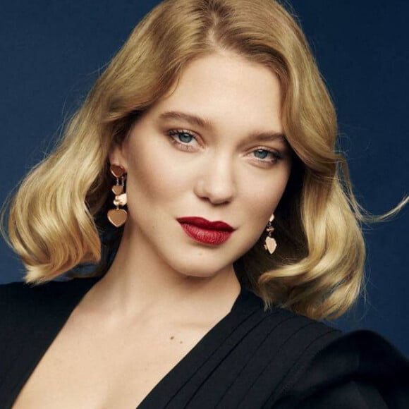 Léa Seydoux est la nouvelle ambassadrice de la marque de joaillerie Chopard. Paris.