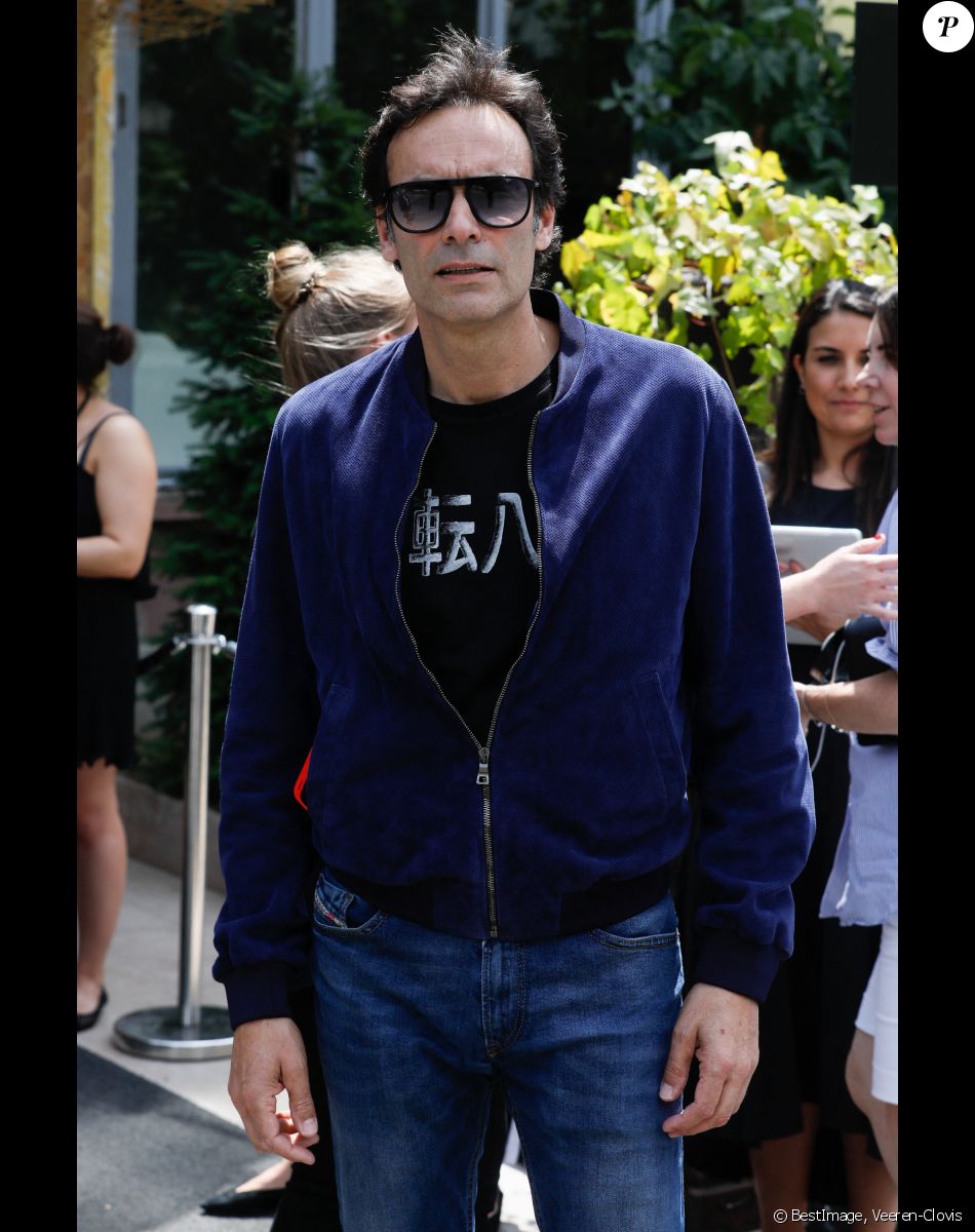 Anthony Delon arrive au défilé Redemption Haute Couture automne-hiver 2019 2020 lors de la Fashion Week de Paris, France, le 30 juin 2019. © Veeren-Clovis/Bestimage