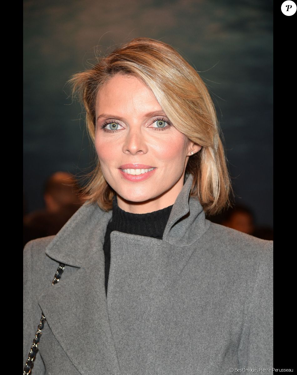 Exclusif - Sylvie Tellier au défilé de mode Haute Couture Printemps-Eté 2020 "Ziad Nakad" à l'hôtel Intercontinental Paris Le Grand à Paris, le 22 janvier 2020. © Pierre Perusseau/Bestimage