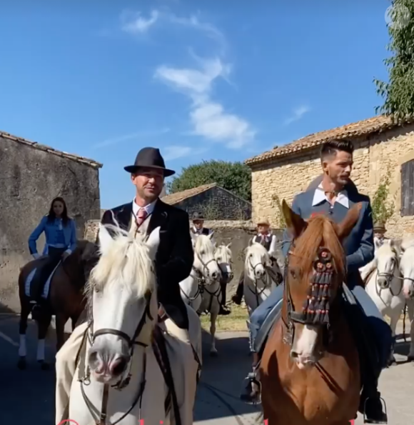 Mariage de Mathieu et Alexandre (L'amour est dans le pré), 26 juin 2021.