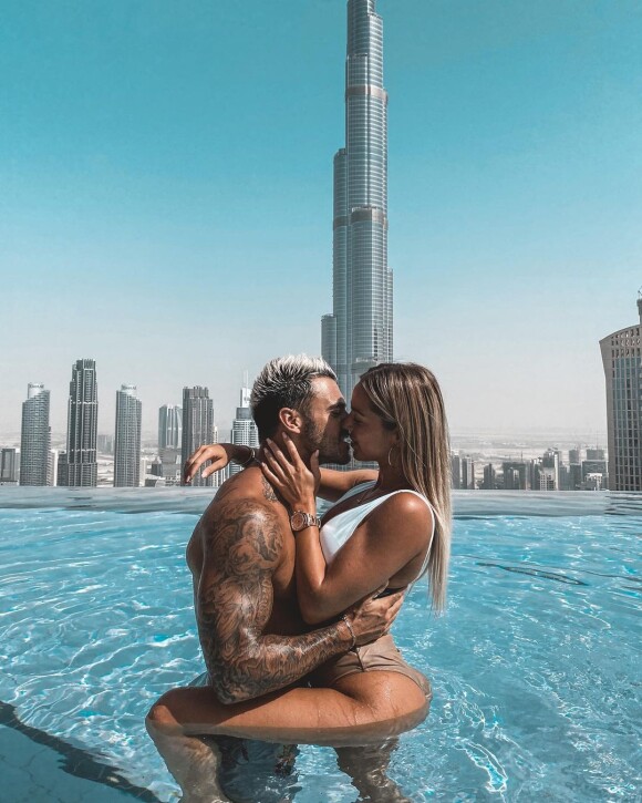 Benjamin Samat et Maddy Burciaga à Dubaï, avril 2021