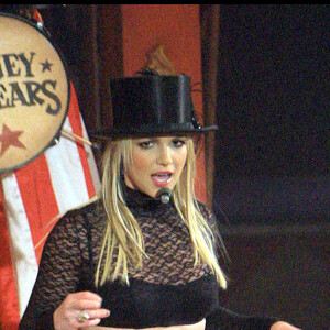 Britney Spears dans l'émission "Good Morning America" pour promouvoir son album "Circus" en 2008.