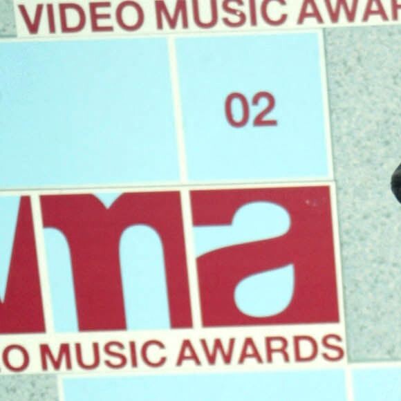 Britney Spears aux MTV Video Music Awards à New York en 2002. 