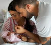 Vincent Queijo avec sa compagne Rym et leur fille Maria-Valentina - Instagram