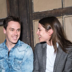 Camille Gottlieb, Louis Ducruet, Charlotte Casiraghi-Rassam et la princesse Stéphanie de Monaco - Défilé Alter Designs mode homme printemps-été 2020, le premier défilé de Pauline Ducruet dans le cadre de la Fashion Week de Paris à la Cartonnerie à Paris le 18 juin 2019. © Cyril Moreau/Bestimage