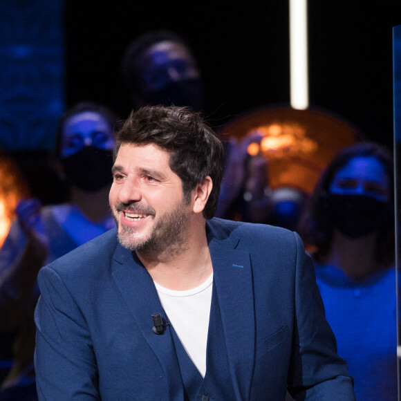 Exclusif - Patrick Fiori - Enregistrement de l'émission "La Boîte à Secrets 8", présentée par F.Bollaert et qui sera diffusée le 7 mai sur France 3. Le 19 janvier 2021 © Tiziano Da Silva / Bestimage