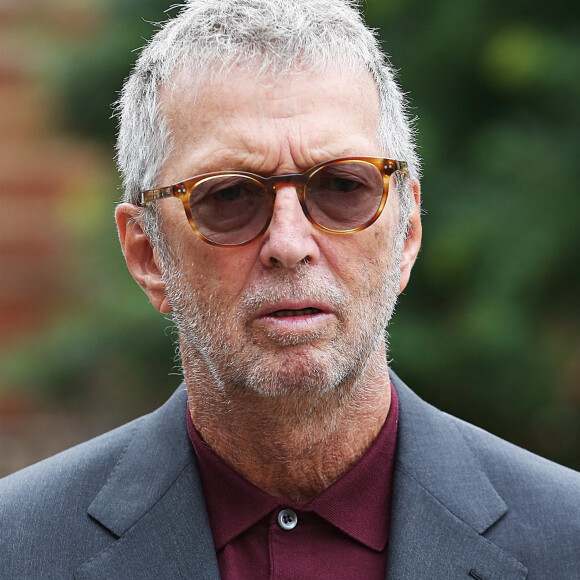Eric Clapton et Roger Daltrey (The Who) lors de leur récompense au Royal Albert Hall Walk of Fame à Londres le 4 septembre 2018.