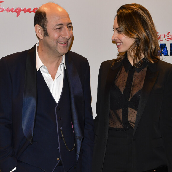 Kad Merad et sa compagne Julia Vignali au dîner de la 44ème cérémonie des César au Fouquet's à Paris. Le 22 février 2019 © Pierre Perusseau / Bestimage